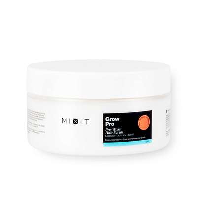 MIXIT Скраб для глубокого очищения кожи головы с экстрактом ламинарии, молочной кислотой и ретинолом GROW PRO Pre-Wash Hair Scrub