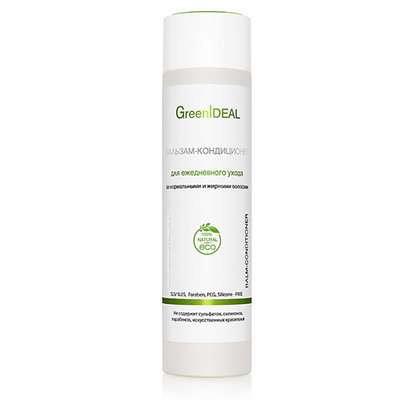 GreenIDEAL Бальзам-кондиционер для ежедневного ухода за нормальными и жирными волосами 250
