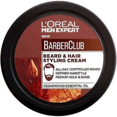 L'ORÉAL PARIS L'OREAL PARIS Men Expert Barber Club Крем-стайлинг для Бороды + Волос, с маслом кедрового дерева
