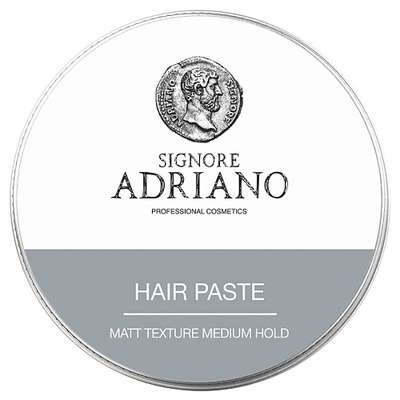 SIGNORE ADRIANO Матовая паста для укладки волос "Hair Paste Medium" классических укладок