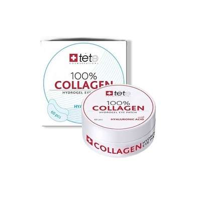 TETE COSMECEUTICAL Патчи для глаз 100% Collagen Hydrogel Eye Mask