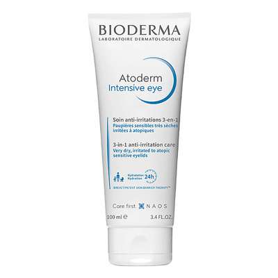 BIODERMA Интенсивный уход 3-в-1 для очищения и питания чувствительной кожи век Atoderm 100