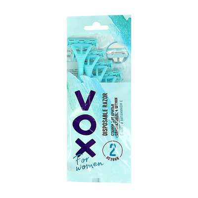 VOX Станок для бритья одноразовый FOR WOMEN 2 лезвия 4