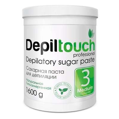 DEPILTOUCH PROFESSIONAL Сахарная паста для депиляции №3 средняя