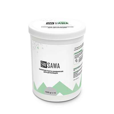 SAWA Паста для шугаринга бандажная гипоаллергенная 1500
