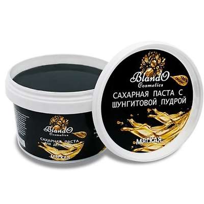 BLANDO COSMETICS Сахарная паста мягкая с шунгитовой пудрой 800