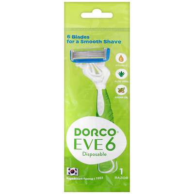 DORCO Женская бритва одноразовая EVE6, 6-лезвийная 1