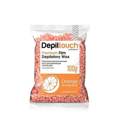 DEPILTOUCH PROFESSIONAL Воск пленочный премиальный Orangeр