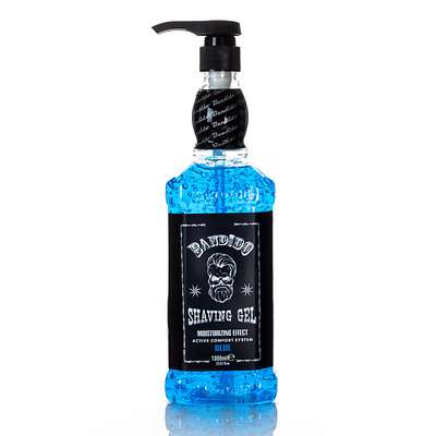 BANDIDO MAXIMUM HOLD AQUA HARD WAX Гель для бритья прозрачный Shaving Gel Blue 1000