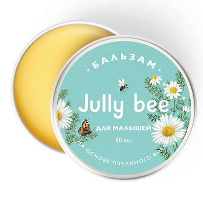 JULLY BEE Бальзам Для детей с экстрактом ромашки BODY CARE