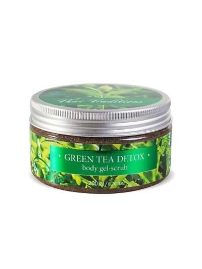 THAI TRADITIONS Скраб-гель для тела Зеленый Чай Детокс 200
