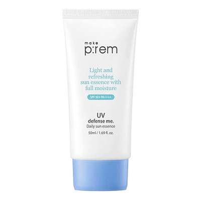 MAKE P:REM Крем-эссенция для лица солнцезащитный UV Defense me SPF 50+