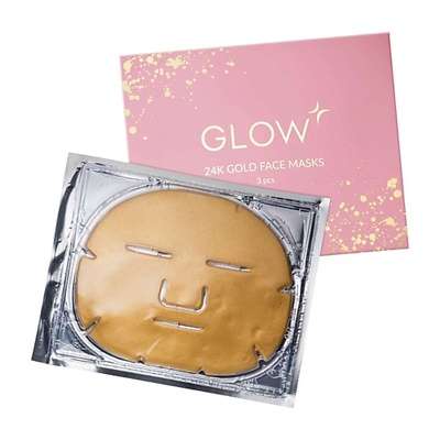 GLOW 24K GOLD CARE Гидрогелевая маска (патч) для лица с коллагеном