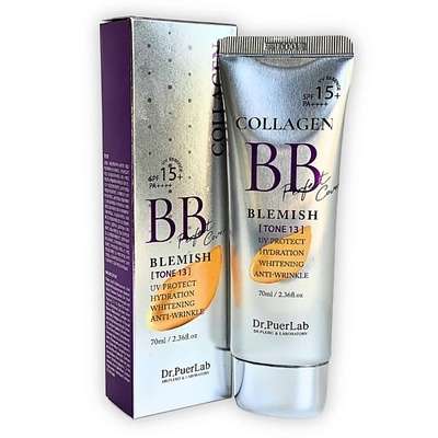 DR.PUERLAB Тональный BB крем для светлой кожи SPF 15+ 70