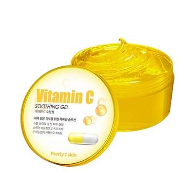 PRETTY SKIN Мультифункциональный гель для лица и тела с витамином С 300