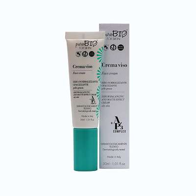 PUROBIO Крем для жирной кожи Face Cream Sebum-balancing and matte effect for oily skin 30