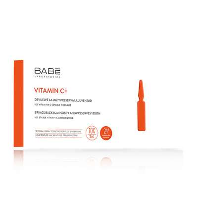 LABORATORIOS BABE Ампулы для лица для сияния/гладкости кожи Витамин С+ 20