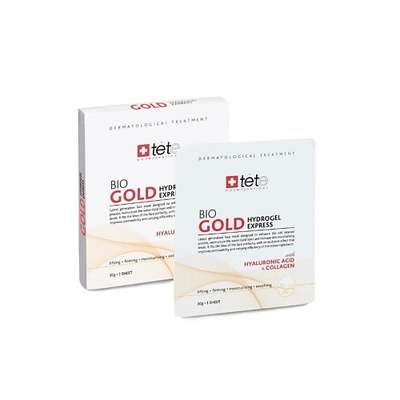 TETE COSMECEUTICAL Набор масок Bio Gold Hydrogel Express Mask (4 шт.*30 г.)