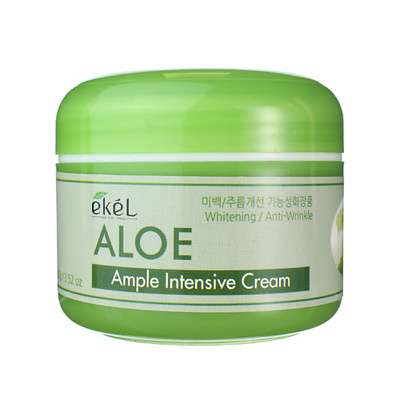 Ekel Крем для лица с Алоэ Ампульный Интенсивно увлажняющий Ample Intensive Cream Aloe 100