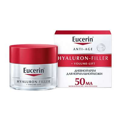 EUCERIN Крем для дневного ухода за нормальной и комбинированной кожей Hyaluron-Filler+ Volume-Lift SPF 15