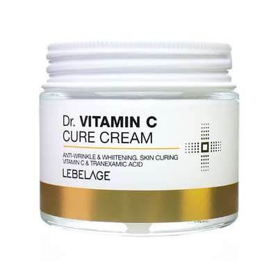 LEBELAGE Крем для лица с Витамином С антивозрастной Осветляющий Dr. Vitamin C Cure Cream 70