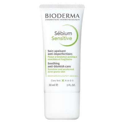 BIODERMA Увлажняющий, успокаивающий Сенситив крем для проблемной кожи лица Sebium 30