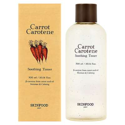 Skinfood Тонер для лица CARROT CAROTENE с экстрактом и маслом моркови (успокаивающий) 300