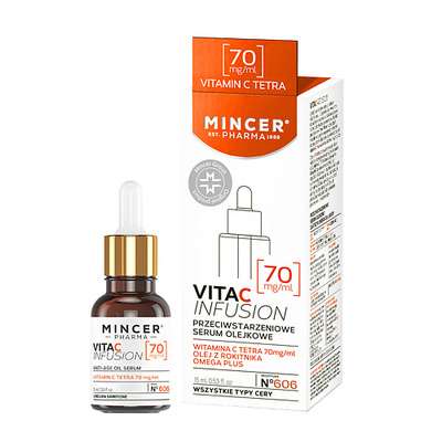 MINCER est PHARMA 1989 VitaCInfusion Маслянная антивозрастная сыворотка для лица с витамином С 15мл 15