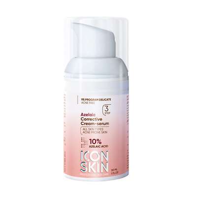 ICON SKIN Корректирующая крем-сыворотка на основе 10% азелаиновой кислоты 30