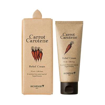 Skinfood Крем для лица CARROT CAROTENE с экстрактом и маслом моркови (выравнивающий тон кожи) 70