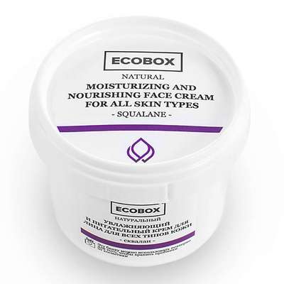 ECOBOX крем для лица moisturizing and nourishing face cream for all skin types 120