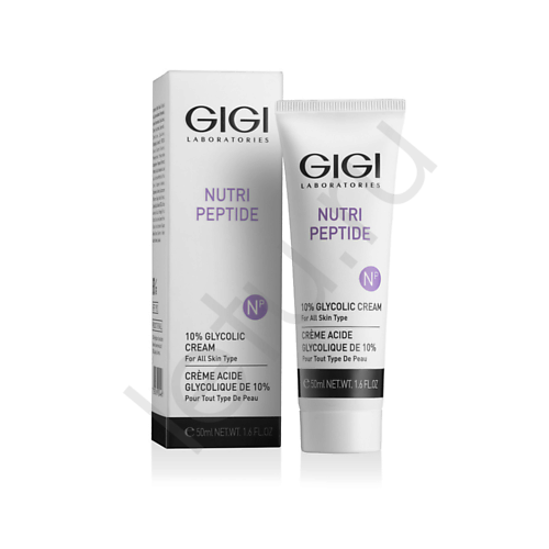GIGI 10% гликолевый крем для всех типов кожи Nutri Peptide 50