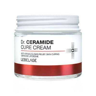 LEBELAGE Крем для лица с Керамидами Улучшающий рельеф кожи Dr. Ceramide Cure Cream 70