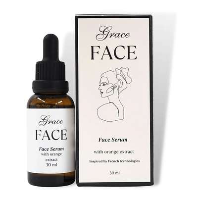 GRACE FACE Увлажняющая сыворотка для лица с экстрактом апельсина от пигментации 30