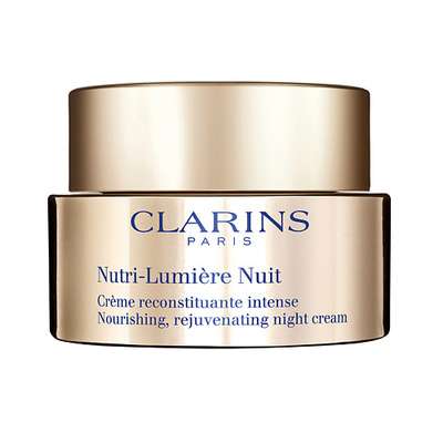 CLARINS Питательный антивозрастной ночной крем, придающий сияние зрелой коже Nutri-Lumière