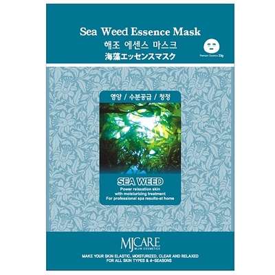 MJCARE Маска тканевая Морские водоросли для лица 23