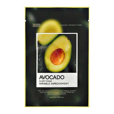 TENZERO Маска для лица с экстрактом авокадо (питательная) 25