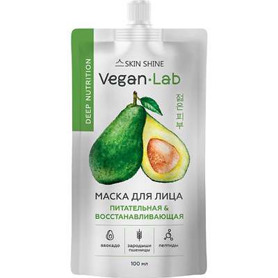 SKINSHINE «Veganlab» Питательная и восстанавливающая маска для лица 100