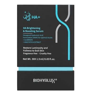 BIOHYALUX Осветляющая и стимулирующая сыворотка гиалуроновой кислоты (для потускневшей кожи) 45