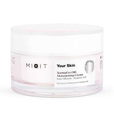 MIXIT Легкий увлажняющий крем для нормальной и склонной к жирности кожи лица YOUR SKIN Normal to Oily Moisturizing Cream