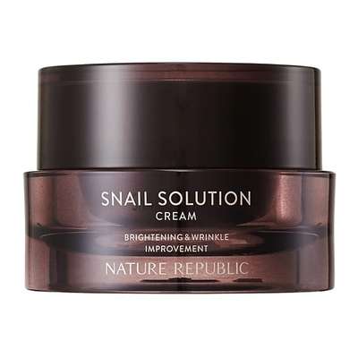 NATURE REPUBLIC Крем для лица с муцином улитки Snail Solution Cream