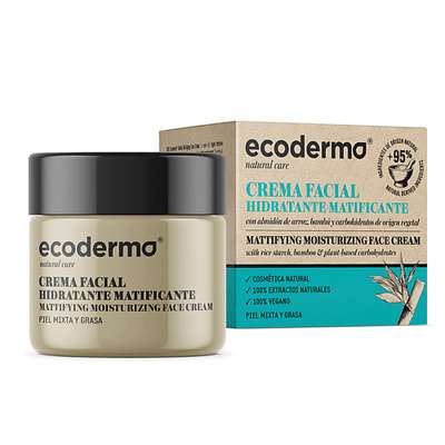 ECODERMA Крем для лица увлажняющий матирующий