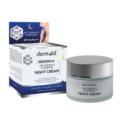 DERMOKIL Крем коллаген биокомплекс ночной FACE CARE