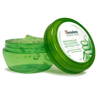 HIMALAYA SINCE 1930 Гель для лица и тела увлажняющий алоэ вера HERBAL ALOE VERA FACE & BODY MOISTURIZER