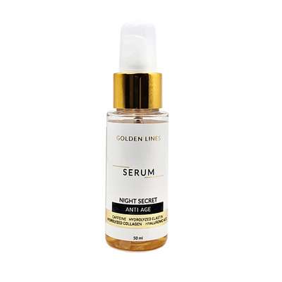 GOLDEN LINES Сыворотка-лифтинг с автозагаром Serum Night Secret 50