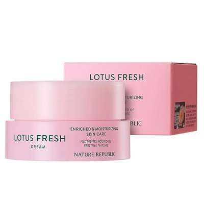 NATURE REPUBLIC Крем для лица с экстрактом лотоса Lotus Renew Cream