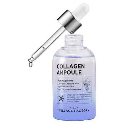 VILLAGE 11 FACTORY Увлажняющая сыворотка для лица с коллагеном Collagen Ampoule