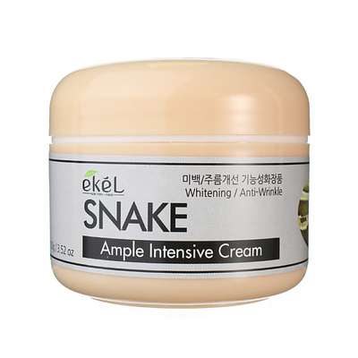 Ekel Крем для лица со Змеиным пептидом Антивозрастной Ample Intensive Cream Snake 100