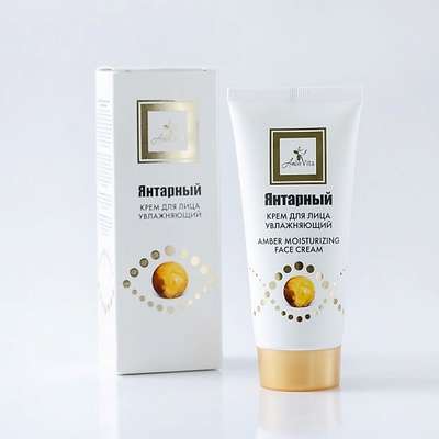 AMBER VITA Янтарный крем для лица увлажняющий/Amber Moisturizing Face Cream 90