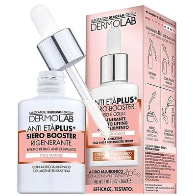 DEBORAH Сыворотка-бустер для лица и шеи восстанавливающая Dermolab Anti-Eta Plus+ Regenerating Face And Neck Booster Serum